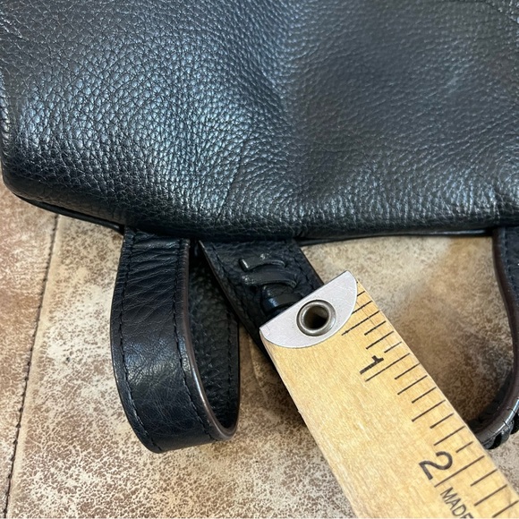 Aimee Kestenberg Backpack Black Pebbled Leather Designer Hobo Bag **See Desc** - Picture 10 of 16